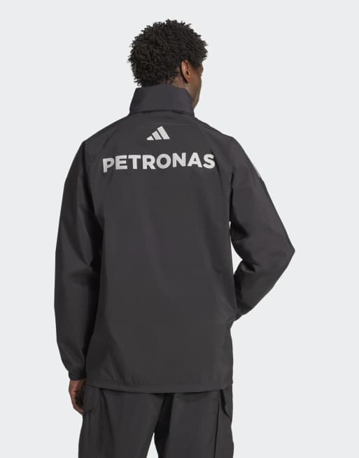 adidas Performance - Mercedes AMG Petronas Formula One Team Mechanics - Veste imperméable - Noir/argenté réfléchissant, 2 de 5