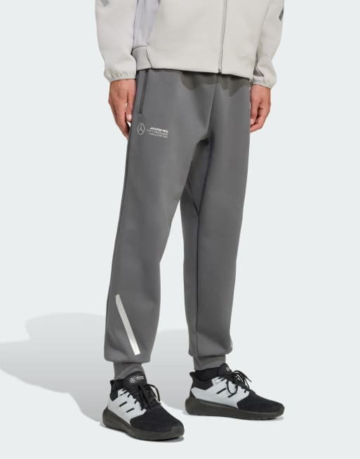 adidas Performance - Mercedes AMG Petronas Formula One Team - Pantaloni color grigio five con frecce argento