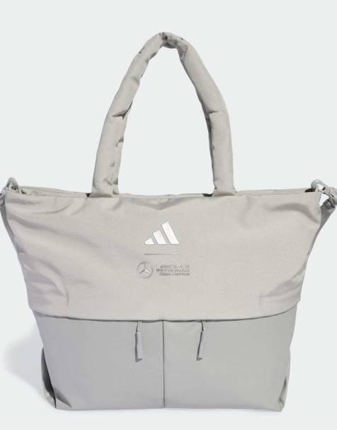 adidas performance Mercedes - amg petronas formula one team silver arrows tote bag in grey two - view 1