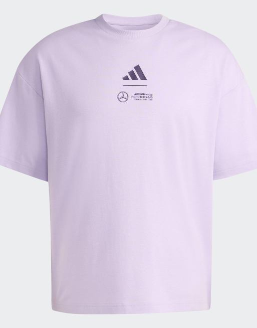 adidas Performance - Mercedes AMG Petronas Formula One Team - T-shirt tissé de qualité supérieure - Prune poudré