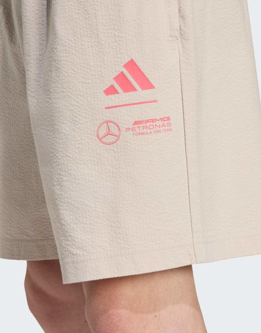 adidas performance - Mercedes-AMG Petronas Formula One Team - Zomershort in beige, 4 van 5