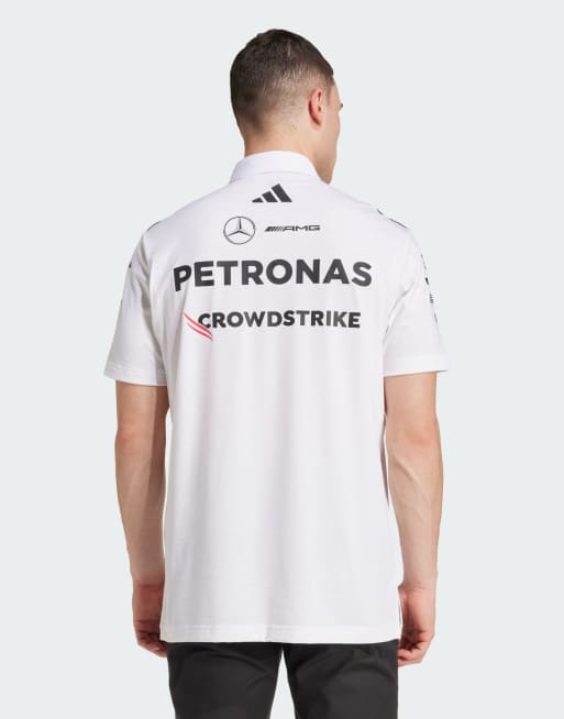 adidas Performance – Mercedes F1 – Biała koszulka polo, 2 z 4