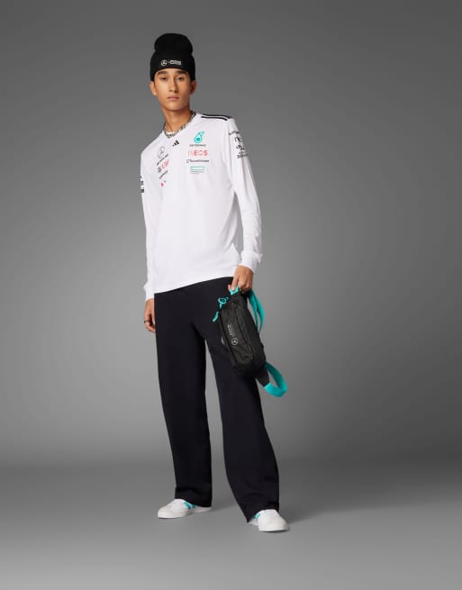 adidas Performance - Mercedes F1 Driver - Hvid jersey med lange ærmer, 3 af 4