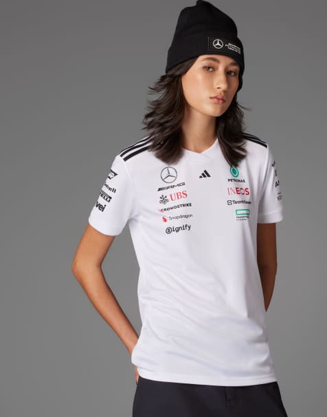 adidas Performance – Mercedes F1 – Fahrertrikot in Weiß - view 1