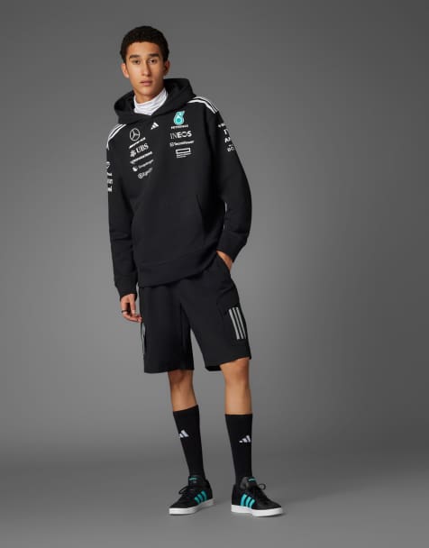 adidas Performance - Mercedes F1 - Felpa con cappuccio nera - view 1