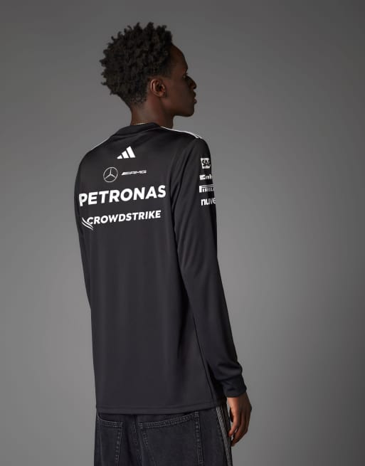 adidas Performance - Mercedes F1 - Maillot de pilote à manches longues - Noir, 2 de 4