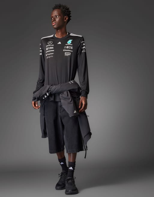 adidas Performance - Mercedes F1 - Maillot de pilote à manches longues - Noir, 4 de 4