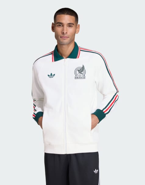 adidas Performance – Mexico Away Anthem – Vit jacka - view 1