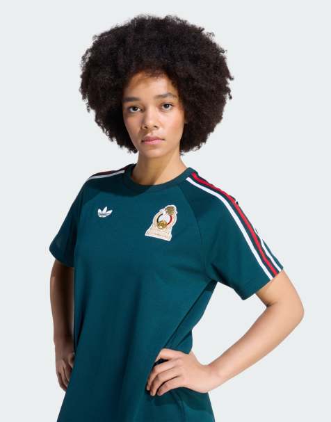 adidas Performance - Mexico Originals - Jurk in aurora ivy - view 1
