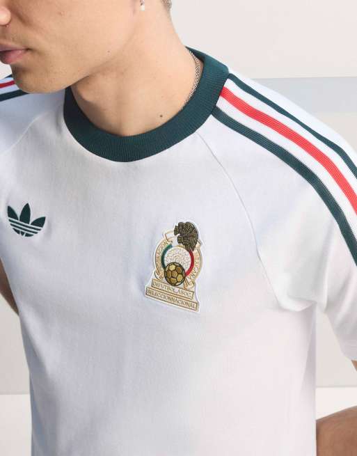 adidas performance Mexico originals t-shirt in white, 2 of 4