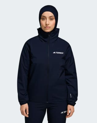 adidas Performance - Multi Essentials 2L - Regenjacke in Legend Ink-Schwarz
