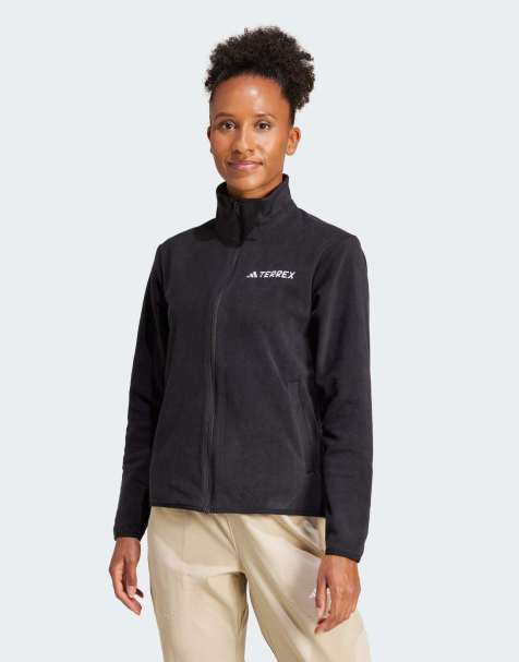 adidas performance Multi essentials full-zip fleece jacket in black - view 1