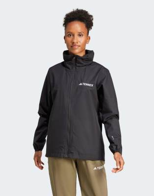 adidas Performance - Multi Essentials - Regenjacke in Schwarz, 2l