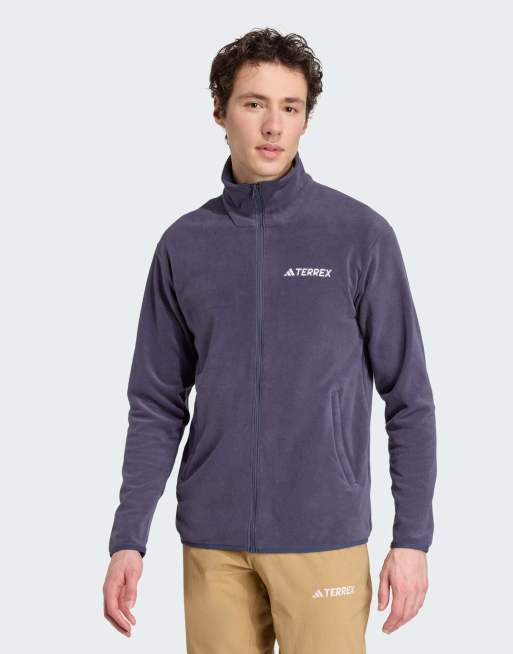 adidas Performance - Multi Essentials - Veste polaire zippée - Bleu marine fumé