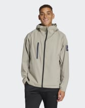 ◆adidas◆ City Escape Lightweight Windbreaker Putty Beige J Adidas City Escape Lightweight Windbreaker - Putty Beige