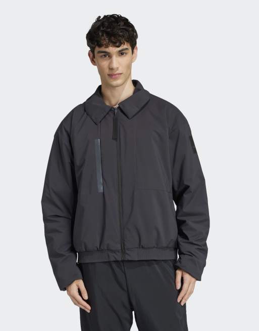 adidas Performance – Myshelter – Czarna ocieplana kurtka koszulowa