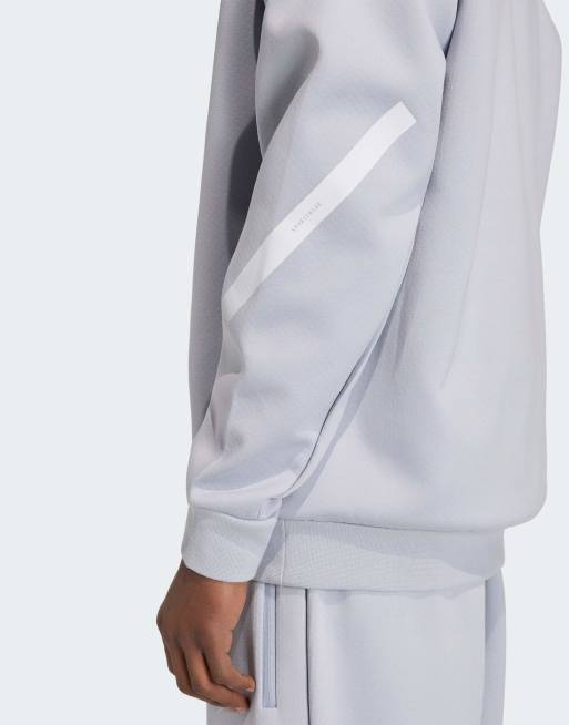 adidas Performance - New adidas - Z.N.E. - Sweatshirt in halo zilver, 4 van 4