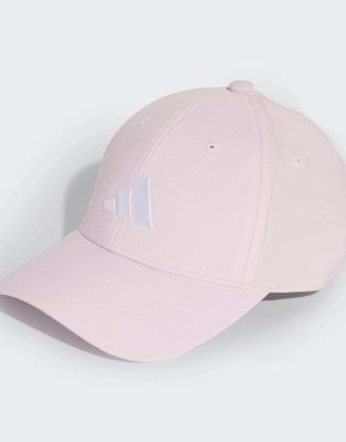 adidas Performance - New - Baseballkappe in klarem Rosa/ Weiß mit Logo-Stickerei