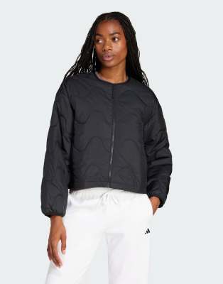 adidas Performance - Nuganic - Isolierte Jacke in Schwarz