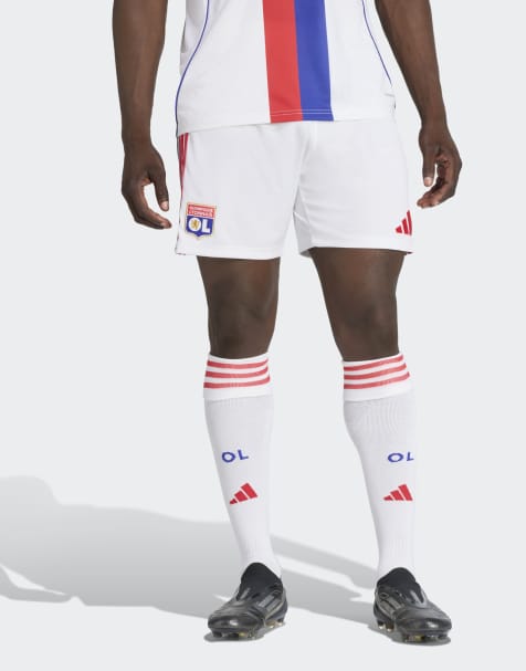 adidas performance Olympique lyonnais 25/26 home shorts in white - view 1