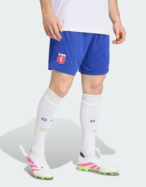 adidas Performance – Olympique Lyonnais Anniversary – Niebieskie szorty - view 1