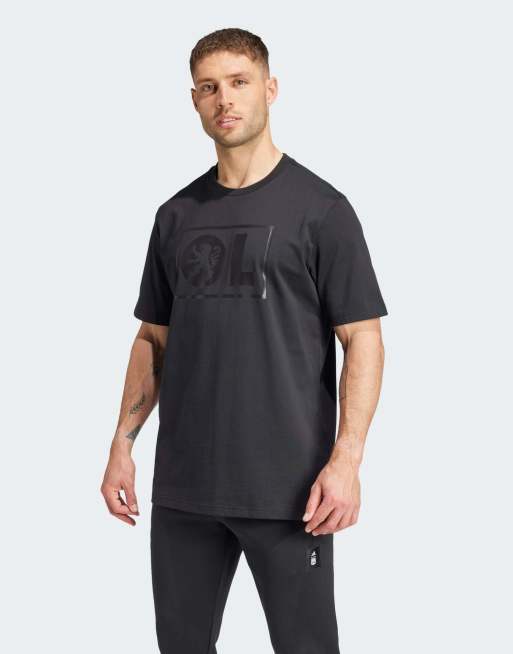 adidas Performance - Olympique Lyonnais Seasonal - Sort T-shirt