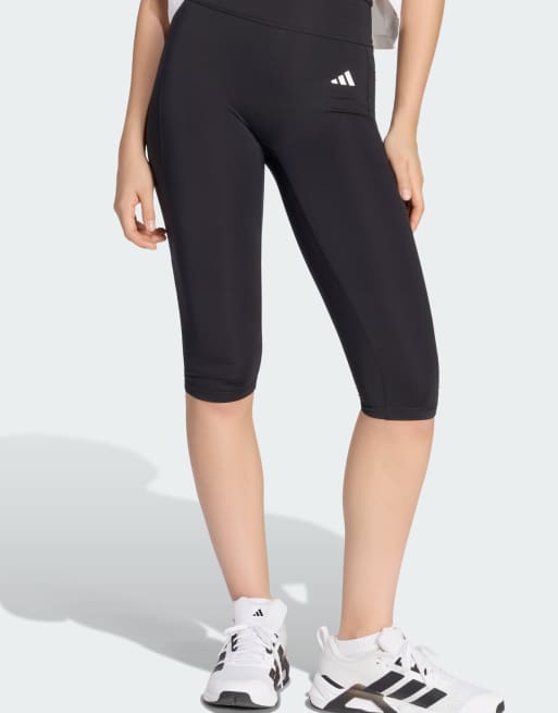 adidas performance - Optime Essentials - Caprilegging in zwart, 2 van 5