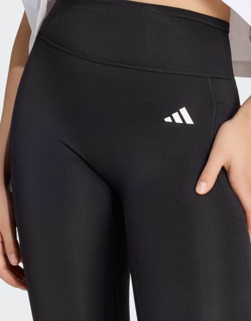 adidas Performance - Optime Essentials - Legging court - Noir, 4 de 5