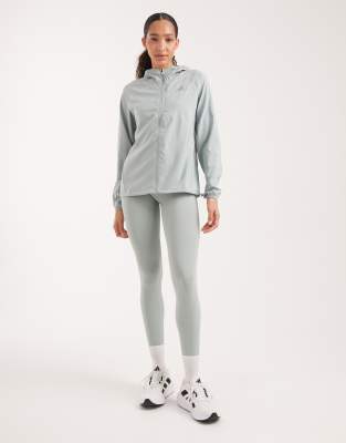 adidas Performance - Optime - Lange Sportleggings in Wonder Sage-Grün