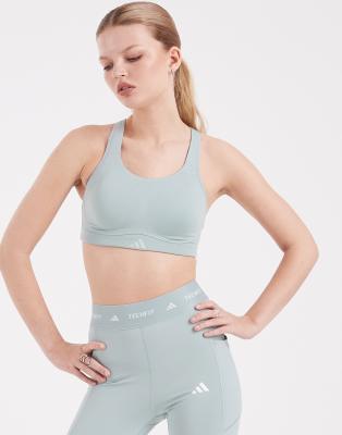 Optime Workout - Brassière de sport maintien renforcé - Vert sauge 3XL C-D Cup