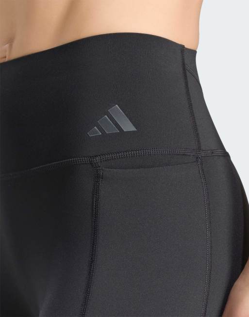adidas performance Optime Workout Contour Capri-Leggings in Schwarz, 3 von 4