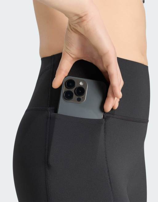 adidas performance Optime Workout Contour Capri-Leggings in Schwarz, 4 von 4