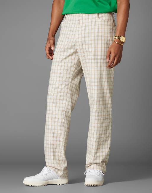 adidas performance Originals - Archive - Pantaloni a quadri color alumina / bronzo strata / canapa