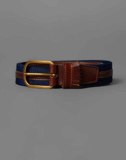 adidas performance Originals - Cintura da golf in pelle indaco notte - view 1
