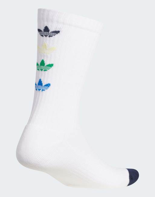 adidas Performance Originals - Golf - Calzini bianchi con trifoglio