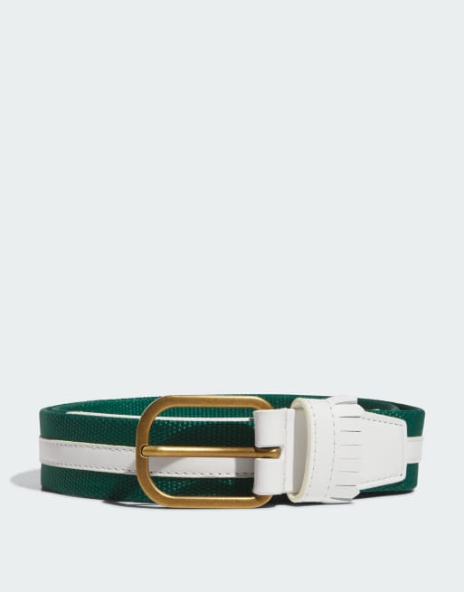 adidas Performance Originals – Golf – Gürtel aus Leder in College-Grün
