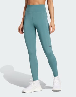 adidas Performance - Own The Run - 7/8-Leggings in Petrol-Blau