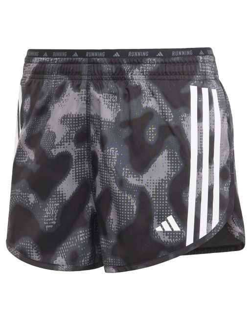 Buy adidas Womens Adizero Graphic Split Shorts White