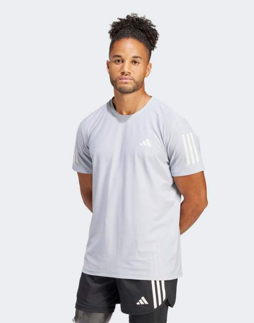 adidas Performance - Own The Run - T-shirt argento aureola