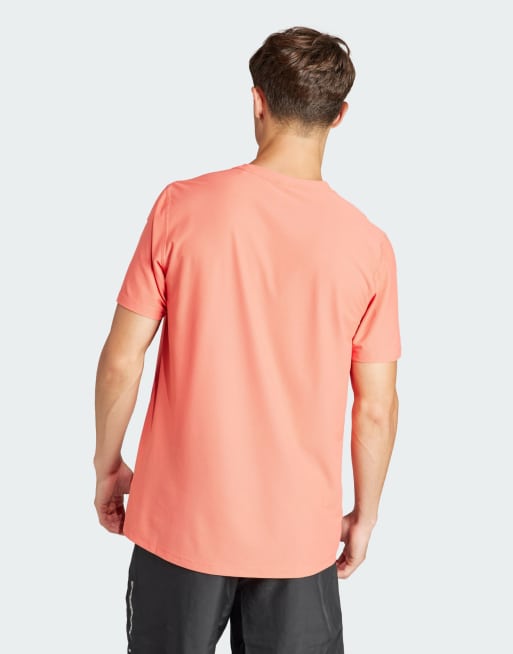 adidas peach t shirt