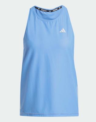 adidas Performance - Own The Run - Tanktop in Fusion-Blau