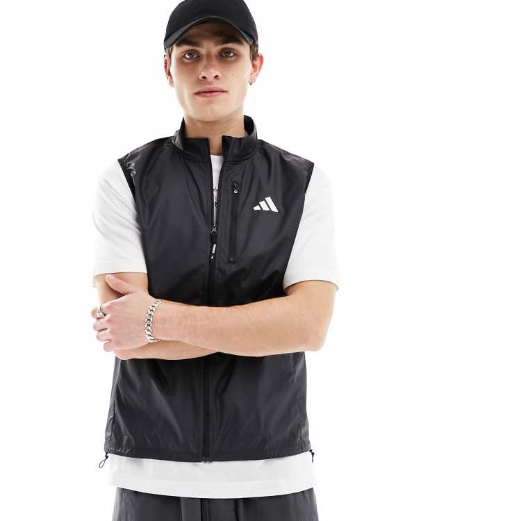 adidas Own the Run Vest - Black, Men's Running