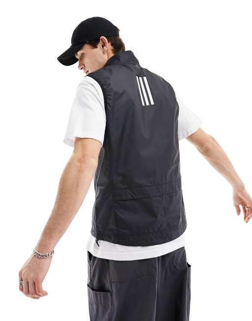 adidas Own the Run Vest - Black, Men's Running