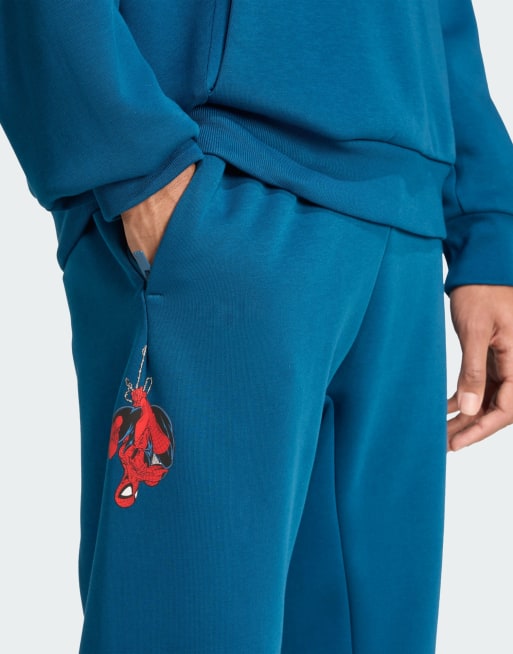 adidas performance - Pantalon de survêtement à motif Marvel Spider-Man - Bleu nuit, 4 de 4
