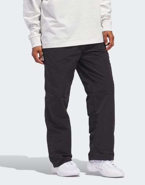 adidas performance - Pantalon style basketball à boutons pression - Noir - view 1