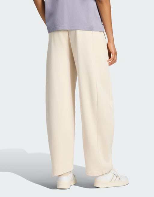 adidas performance pantalones barrel de forro polar 3 bandas en gris pizarra, 2 de 4