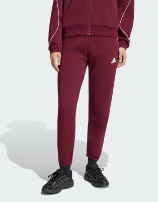 Adidas Donna Rouge Pantaloni Da Jogging Stadium - Immagine 2