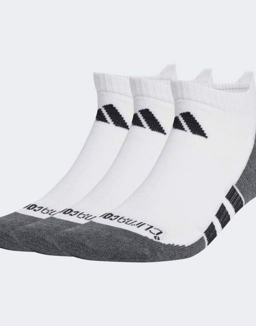 adidas Performance - Performance Climacool - Confezione da 3 paia di calzini bassi sottili e leggeri color bianco e nero