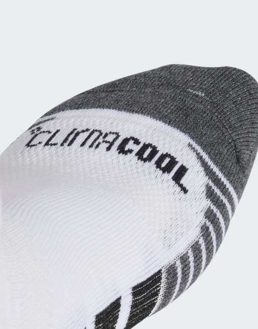 adidas Performance - Performance Climacool - Pakke med 3 par hvide sokker med for og sorte detaljer i kvart længde, 2 af 3