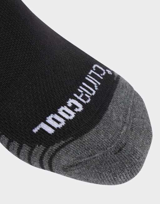 adidas Performance – Performance Climacool – Svarta och vita, kvartslånga strumpor med dämpning, 3-pack, 2 av 3